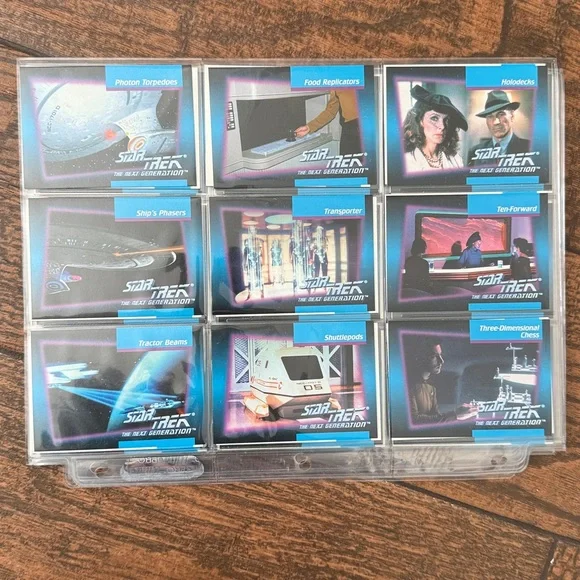 1992 Impel Star Trek TNG Inaugural Edition Complete Base Set #1-120 - Picture 17 of 17